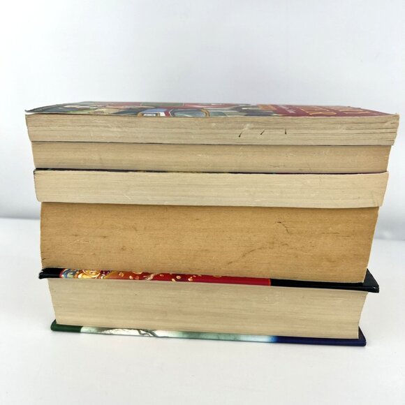 Lot of 5 Harry Potter Bloomsbury UK Book Stone Chamber Prisoner Goblet Hallows - Picture 4 of 16